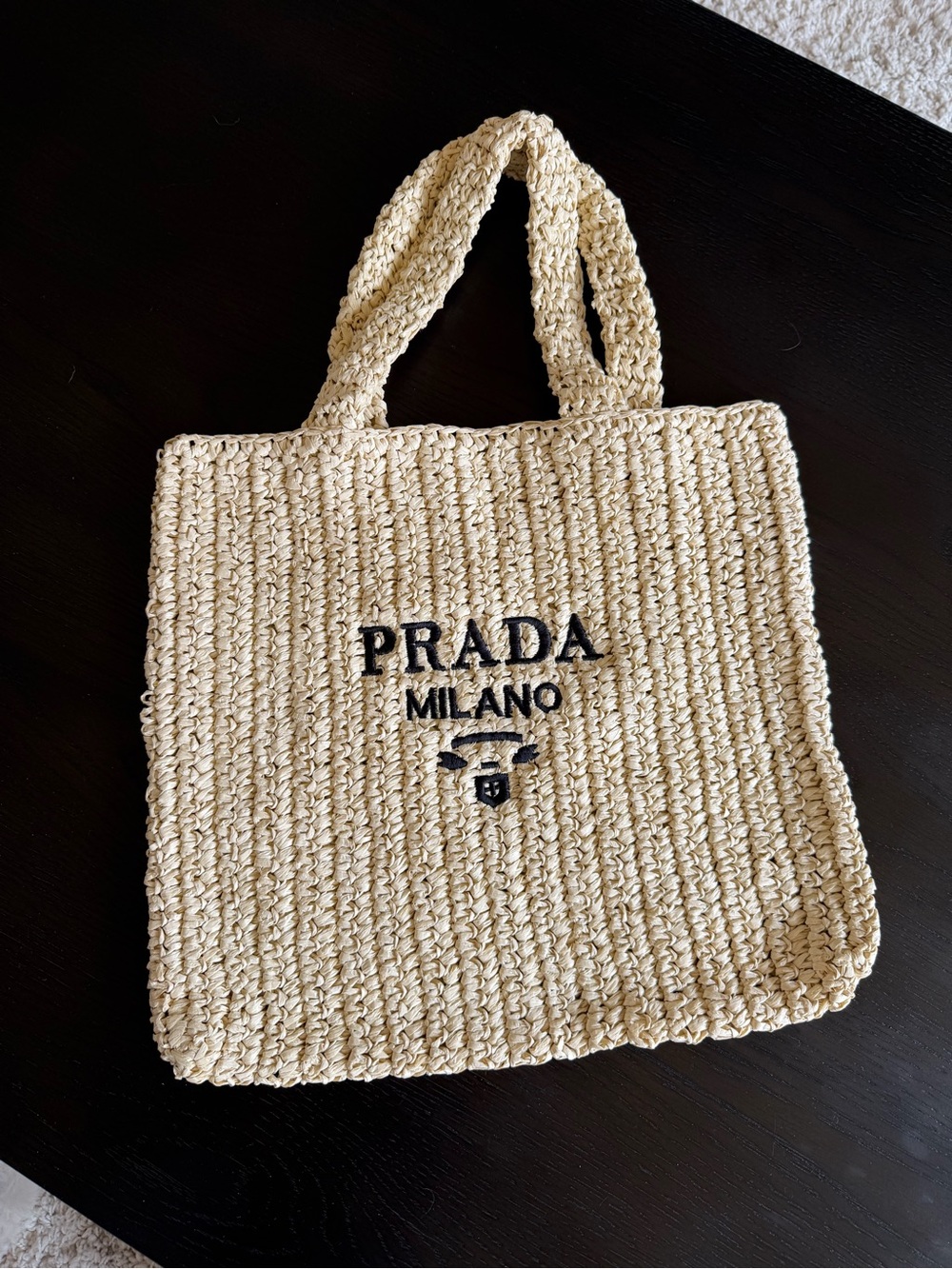 Raffia Tote Bag